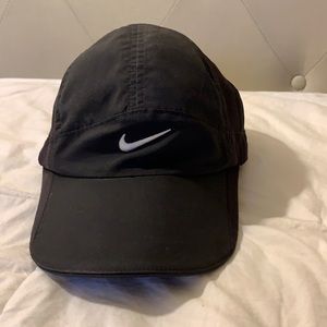 Black Nike athletic hat